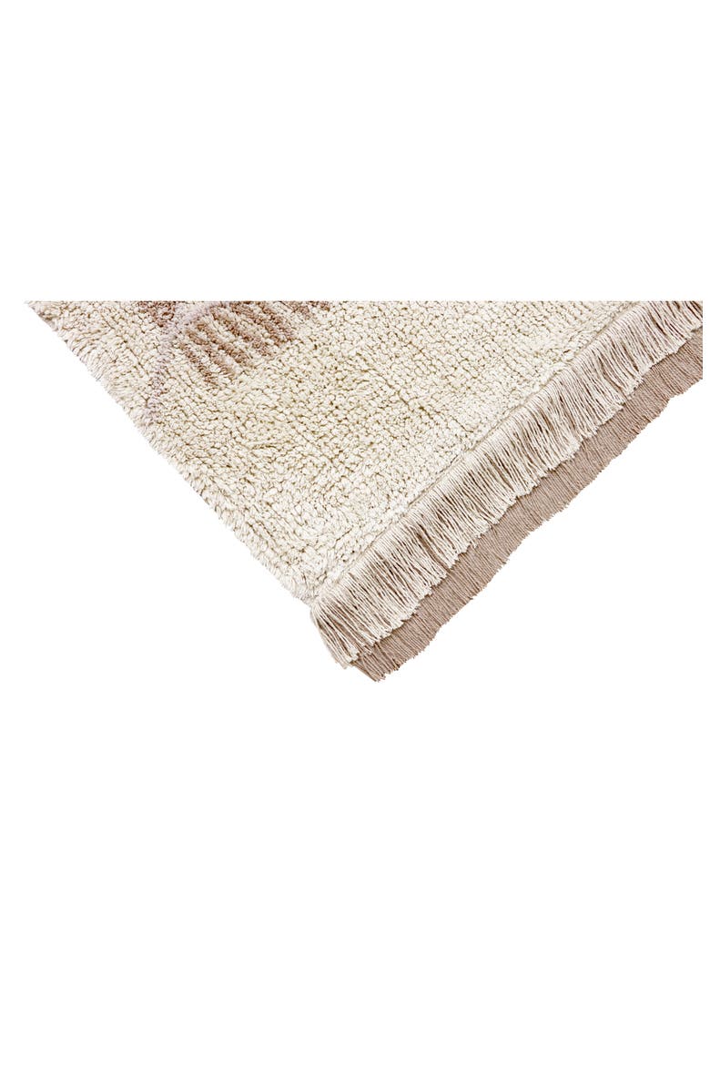 Pine Forest Washable Cotton Rug, Alternate, color, BROWN TONES