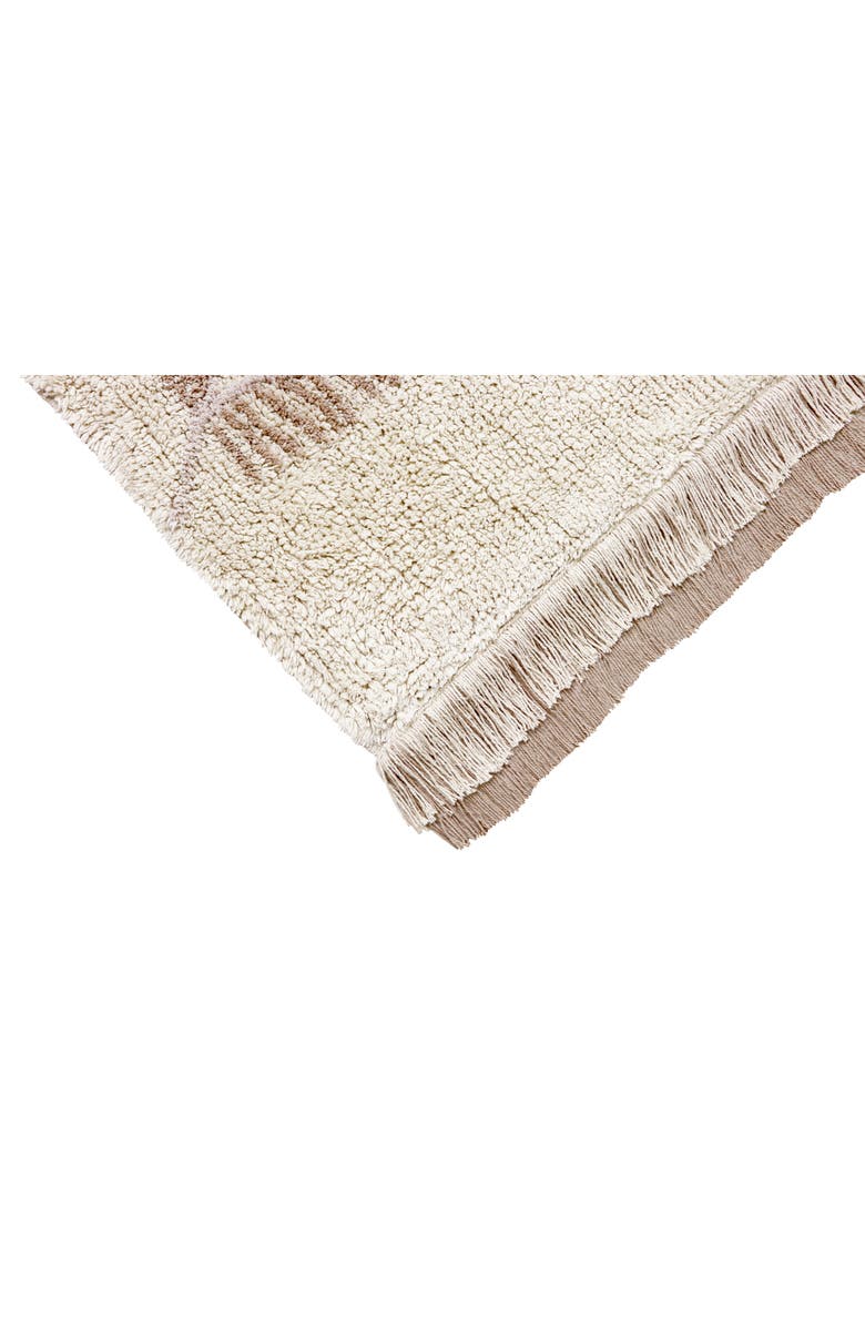 Lorena Canals Pine Forest Washable Cotton Rug, Alternate, color, Brown Tones