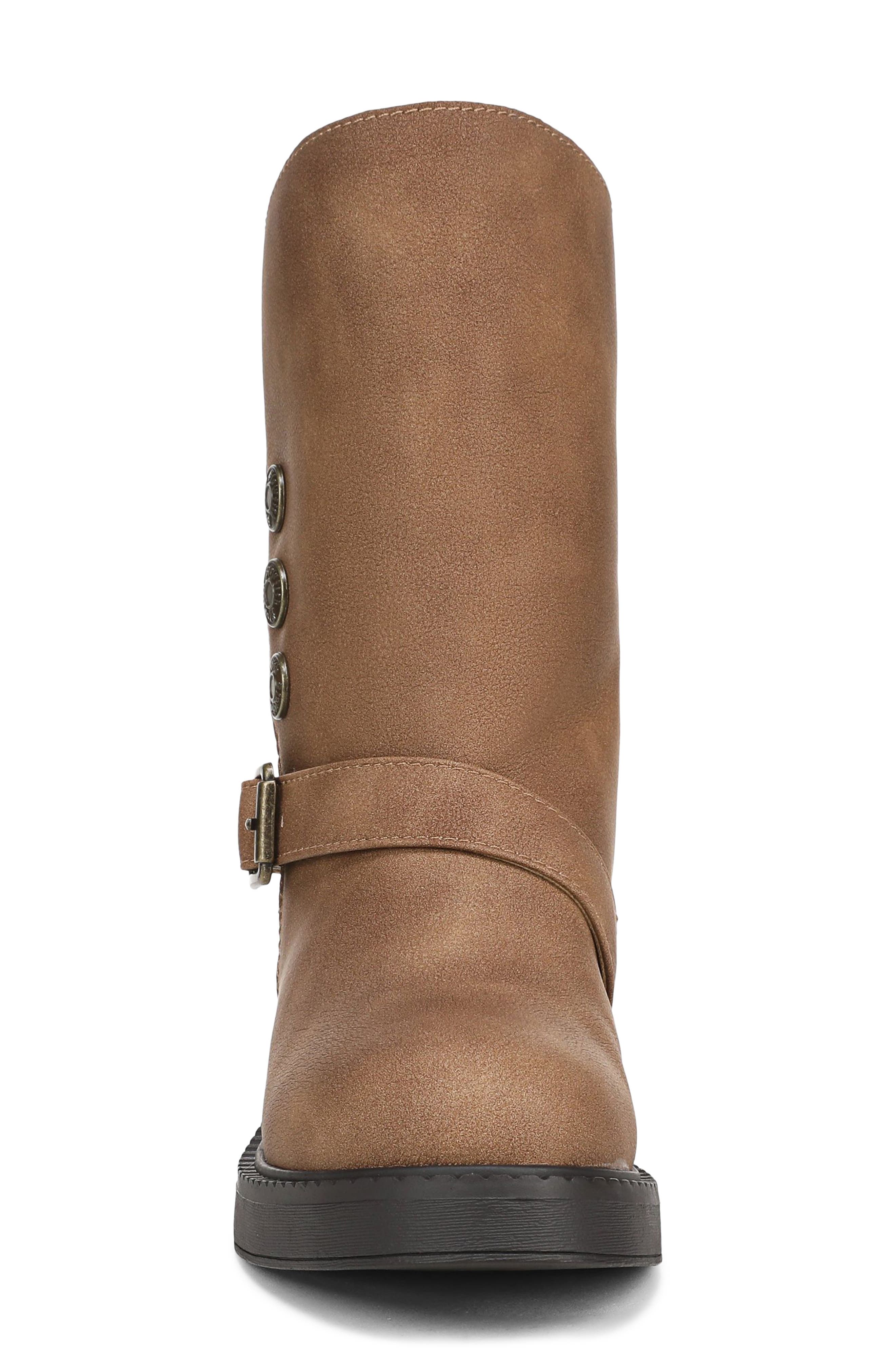 Venice Cozy Faux Fur Lined Boot, Alternate, color, TAN FAUX LEATHER