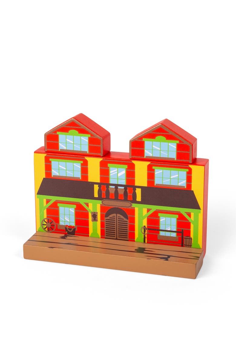 Bigjigs Rail Wild West Train Set, Alternate, color, Multicoloured