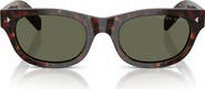 Prada 52mm Polarized Cat Eye Sunglasses