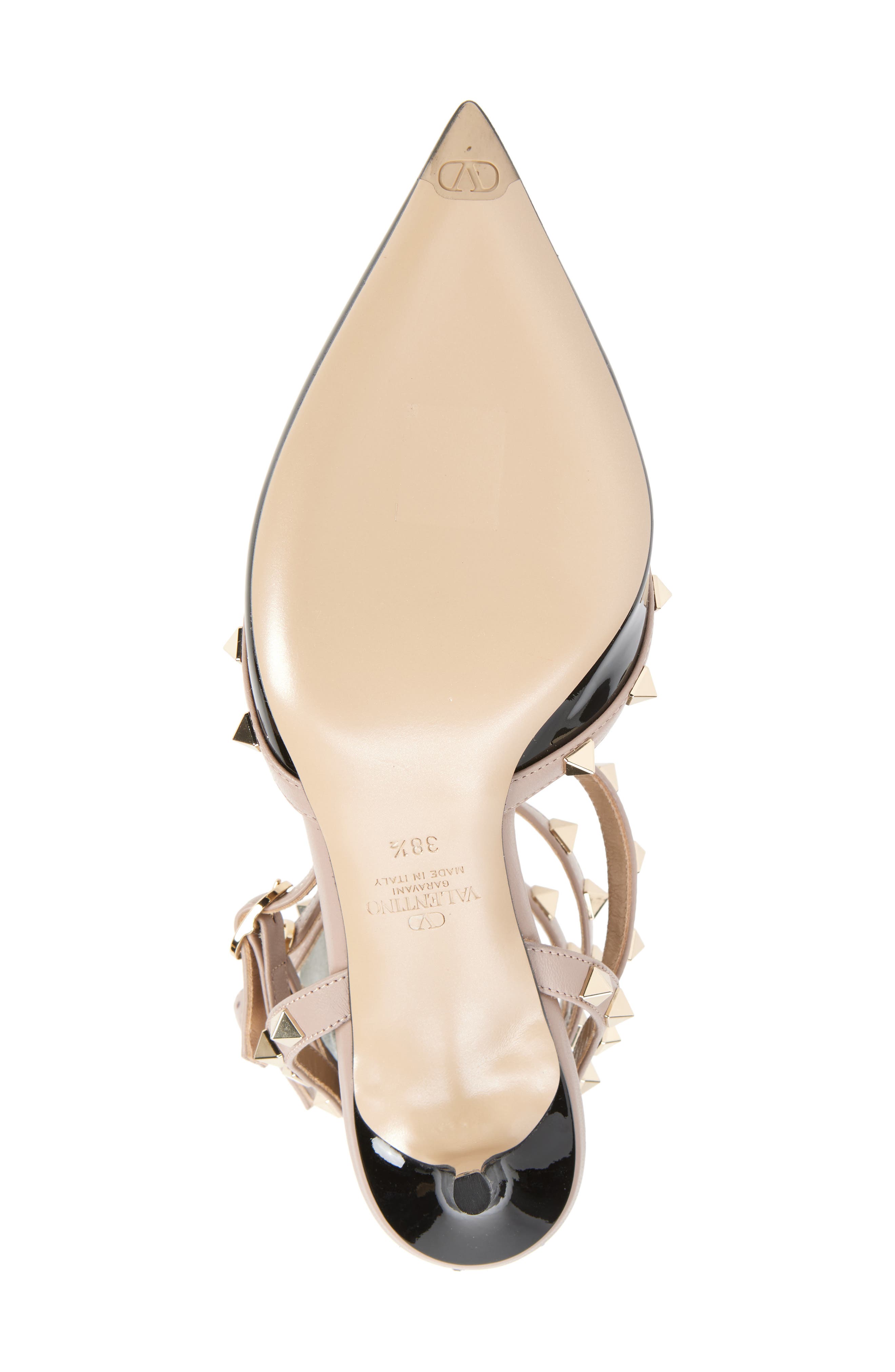 Rockstud Strappy Pointed Toe Pump (Women) | Nordstrom