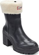 Hunter Marisol Waterproof Faux Shearling Cuff Bootie