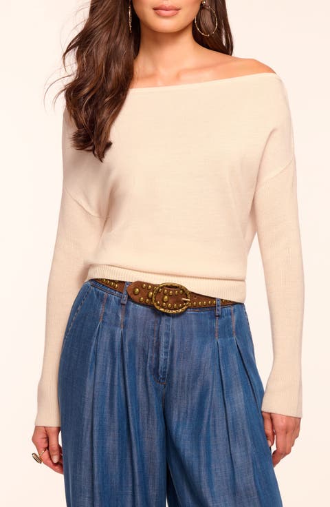 Chance Wool Off the Shoulder Sweater