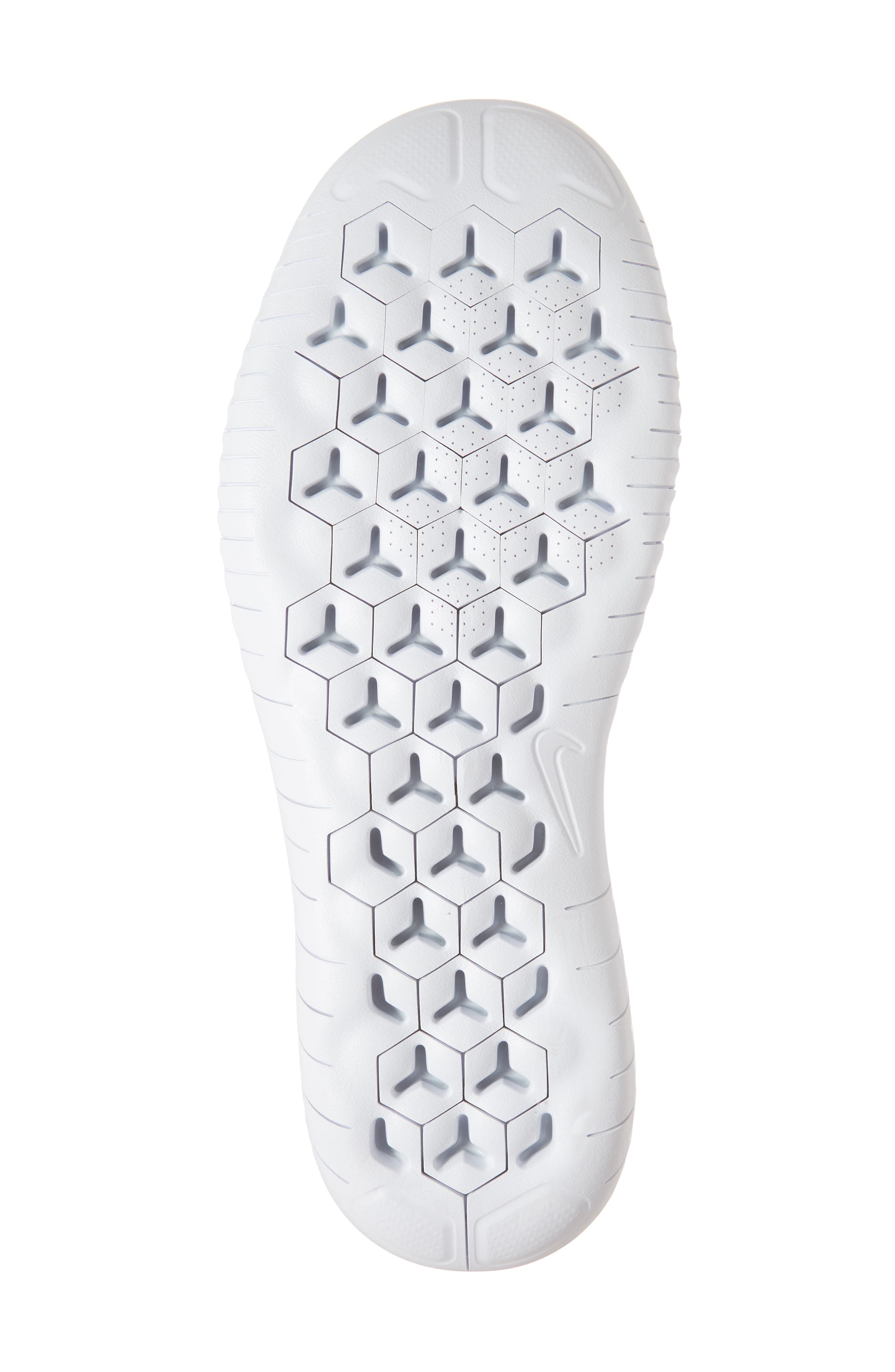 Free RN Flyknit 2018 Running Shoe, Alternate, color, WHITE/ BLACK/ PURE PLATINUM