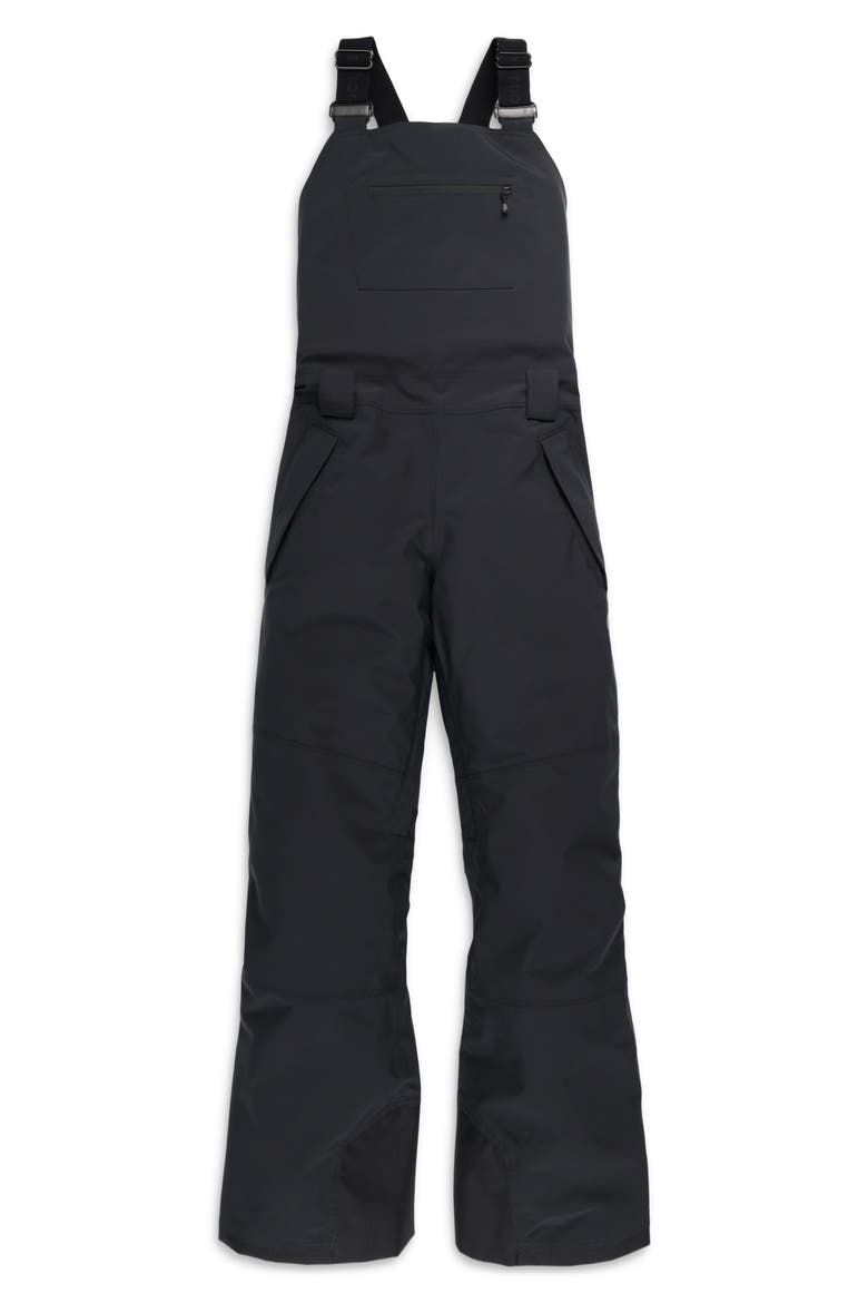Snowcrew Waterproof Insulated Bibs, Main, color, BLACK