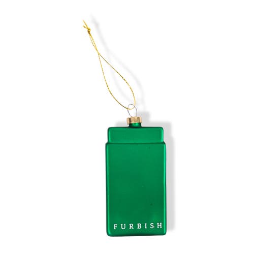 Furbish Matchbook Ornament In Green
