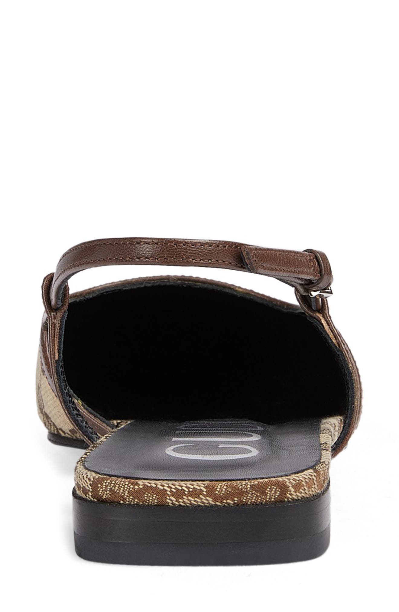 Gucci Demi GG Slingback Flat, Alternate, color, 