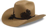 Gigi Burris Millinery Britney Embellished Wool Western Hat