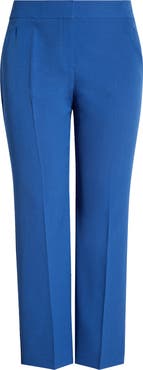 KASPER Flat Front Slim Pants