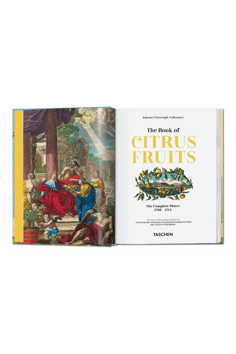 J C Volkamer The Book of Citrus Fruits 45th ed English French German Book, Alternate, color, Orange
