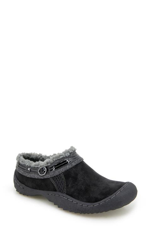 Ginger Faux Fur Lined Clog (Women)