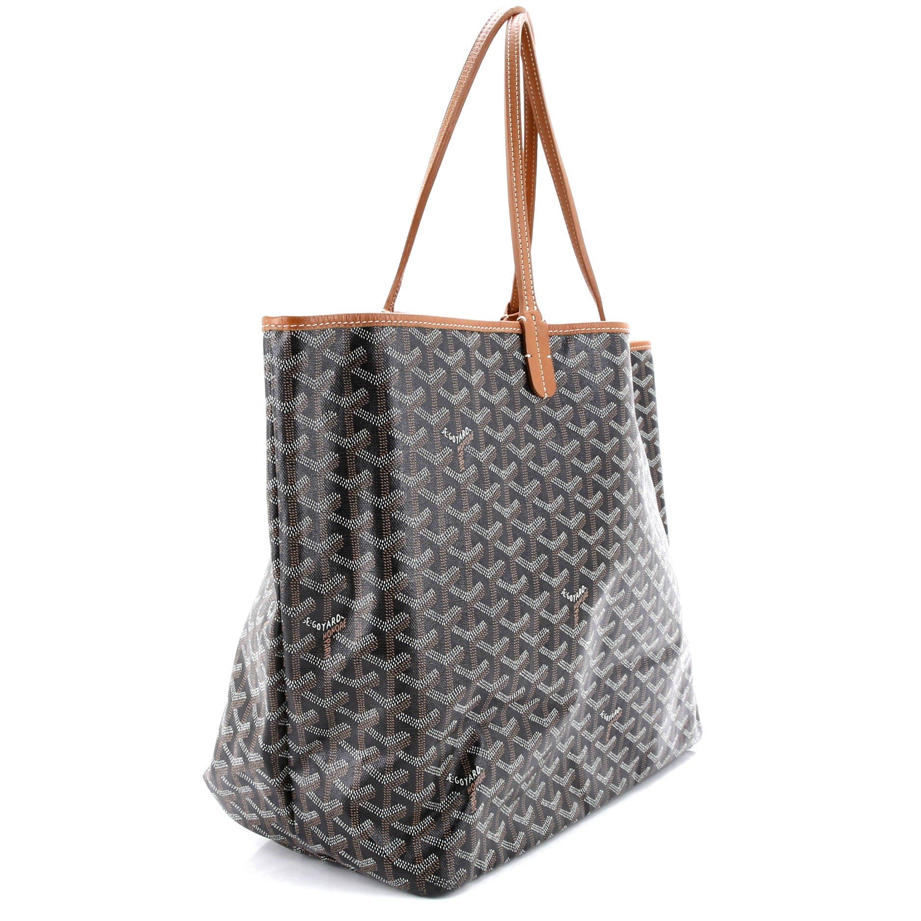 Pre-Owned Goyard Saint Louis Tote Coated Canvas GM, Alternate, color, 