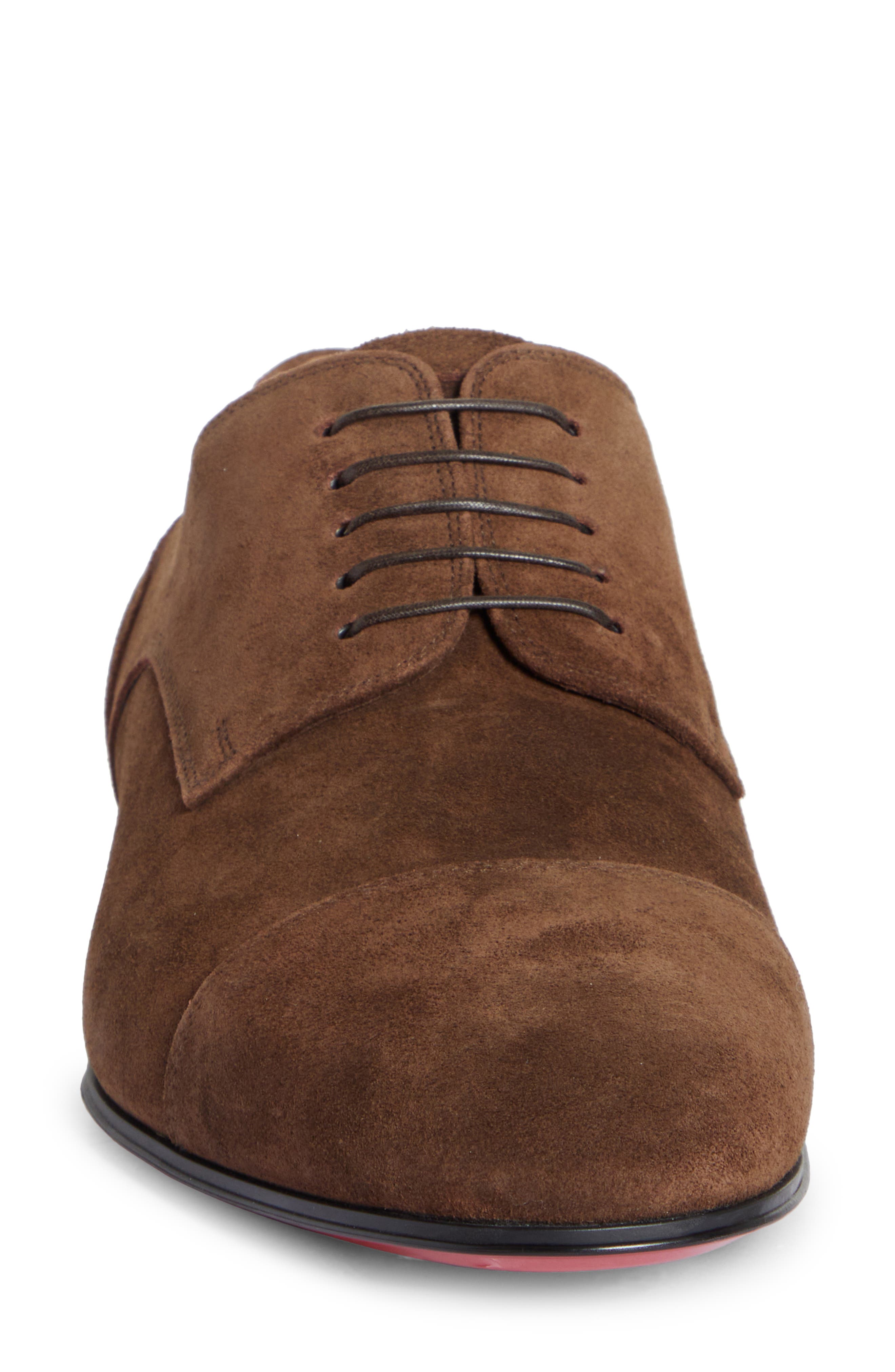 Christian Louboutin Surcity Cap Toe Derby, Alternate, color, 