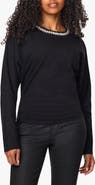 Habitual Crystal Neck Dolman Tee