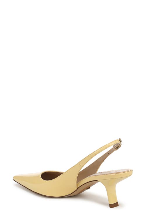 Sam Edelman Bianka Slingback Pump In Buttercup