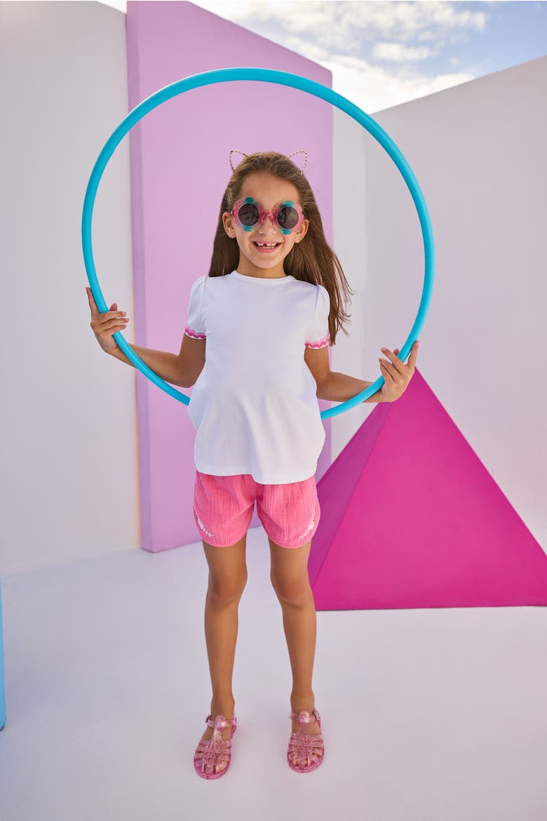 Kids' Beach Shorts, Alternate, color, Hot Pink