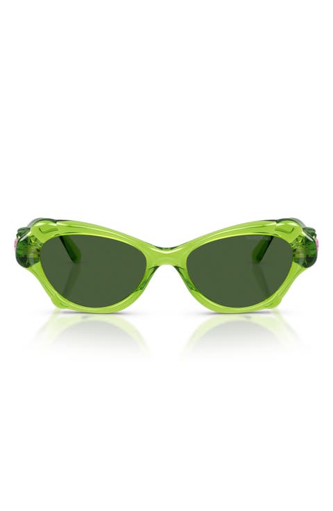 52mm Cat Eye Sunglasses