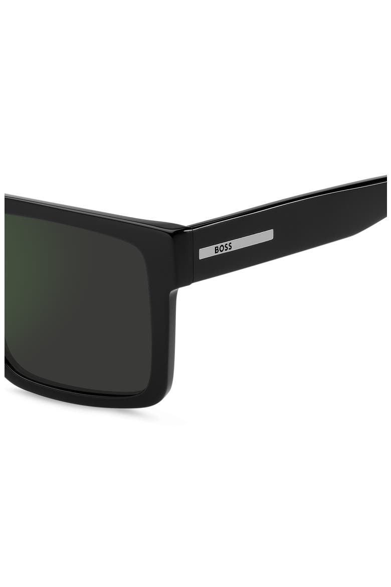 58mm Sunglasses, Alternate, color, BLACK/ GYHC GNSP AR