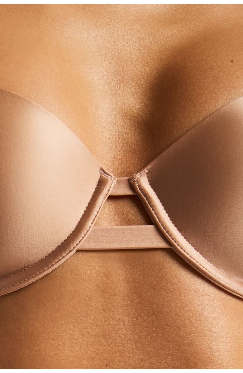 Negative Underwear Glacé Strapless Bra, Alternate, color, Buff