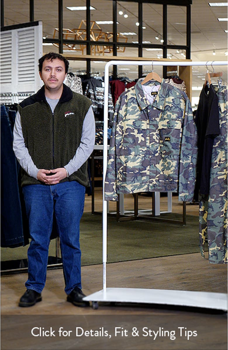 Woodland Camo Lined Cotton Canvas Trucker Jacket, sales video thumbnail