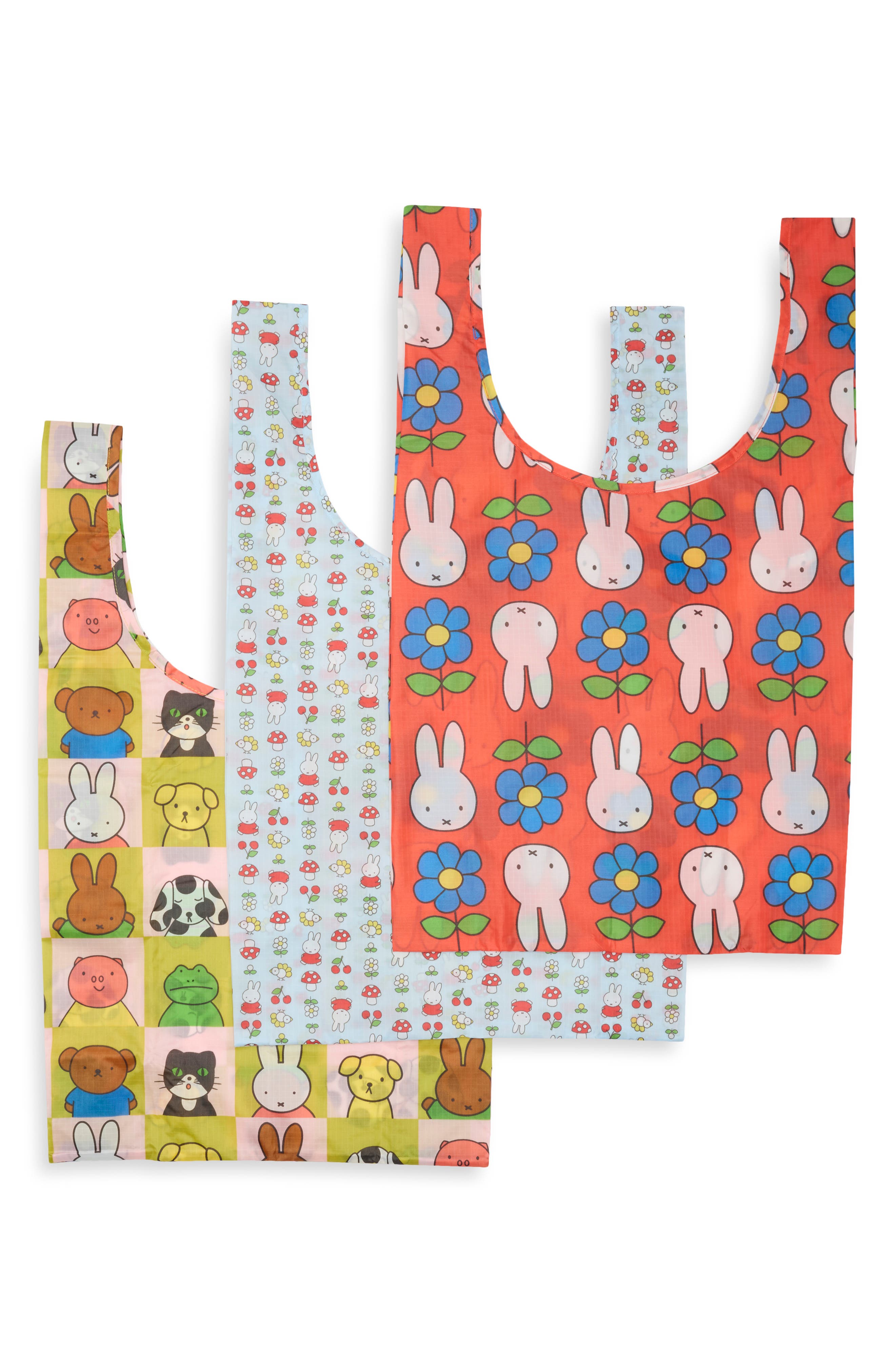 Set of 3 Standard Baggu Recycled Nylon Totes