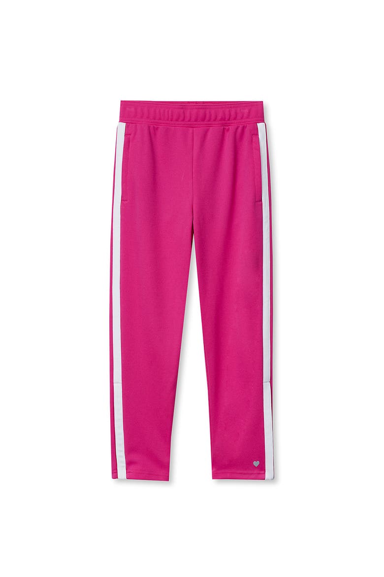 Girls Tapered Leg Track Pants, Main, color, Rose Violet