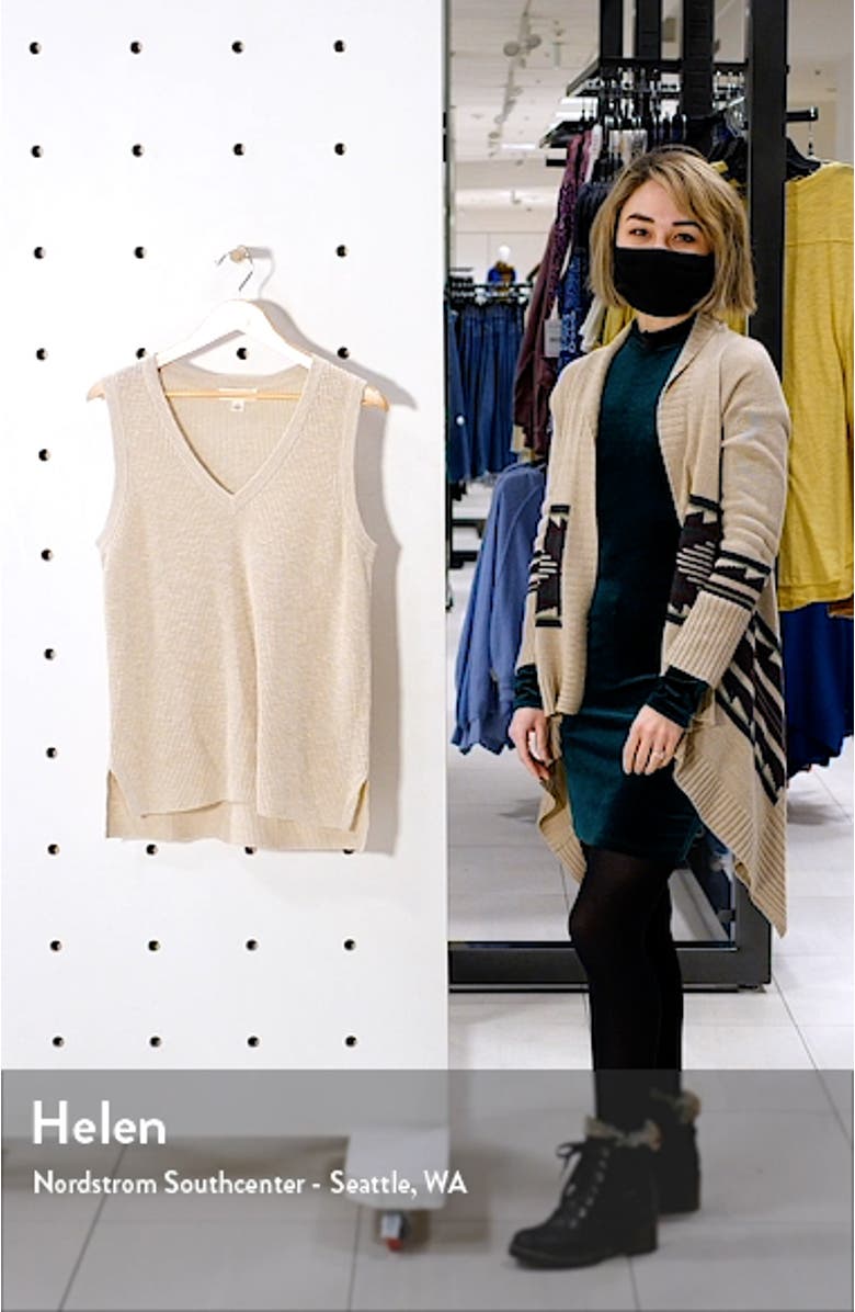 Cotton & Linen Blend Sleeveless Sweater, sales video thumbnail