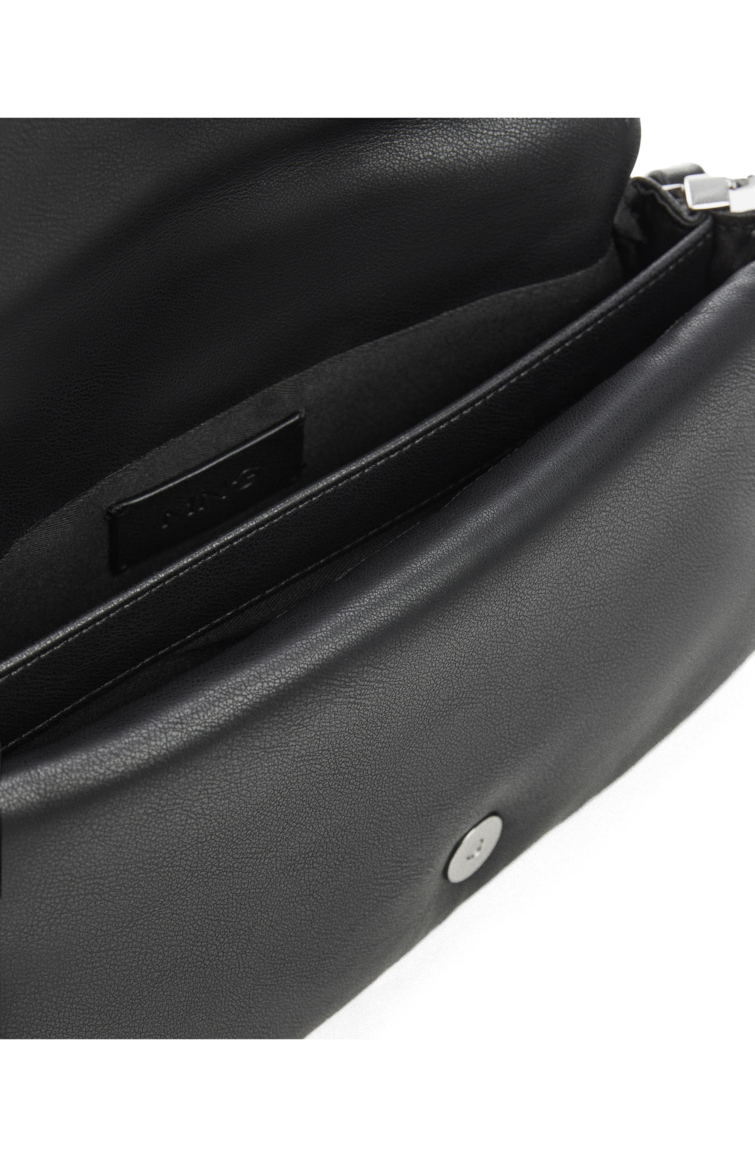 MANGO Faux Leather Shoulder Bag, Alternate, color, 