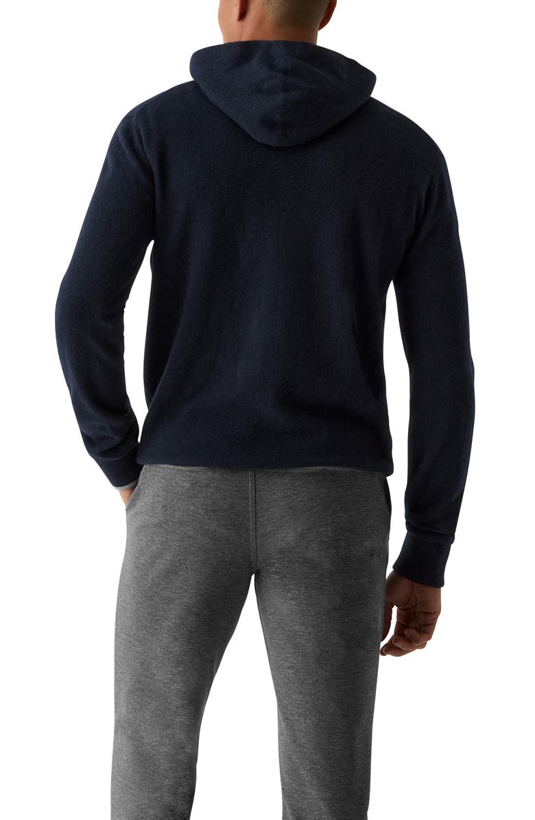 Greyson Koko Wool Cashmere Blend Hoodie, Alternate, color, Maltese Blue