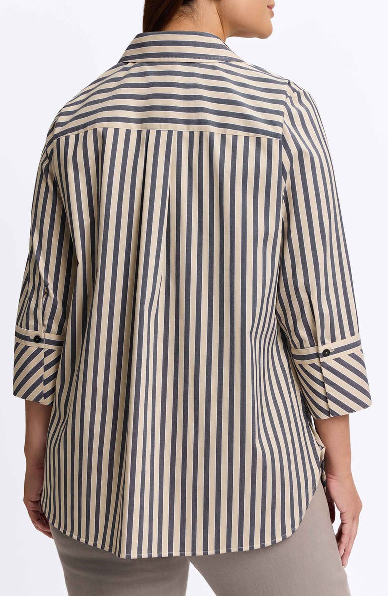 Foxcroft Madison Neutral Stretch Shirt, Alternate, color, 