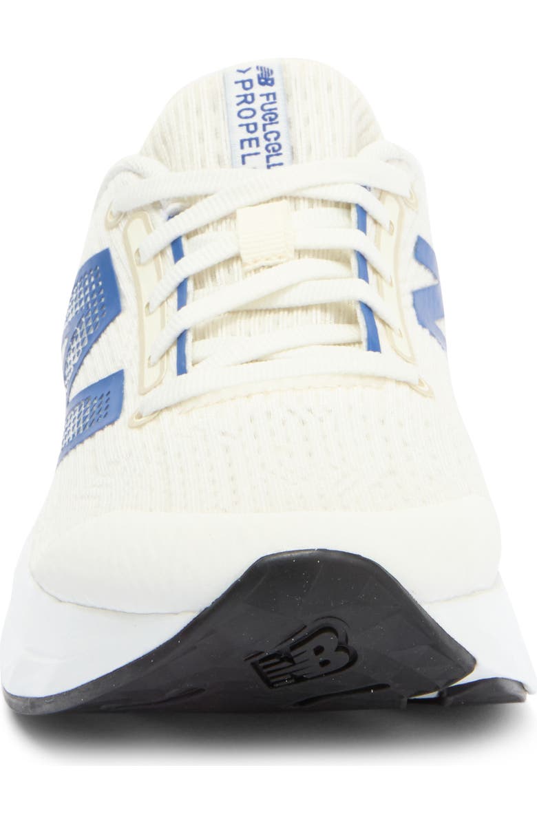 New Balance Kids' FuelCell Propel v5 Running Shoe, Alternate, color, Sea Salt/ Team Royal