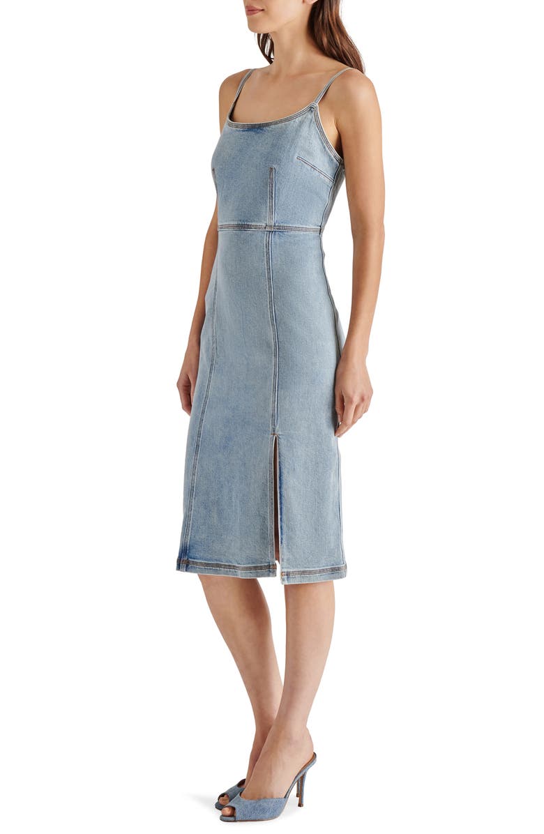 Steve Madden Giselle Denim Dress, Alternate, color, Medium Wash Denim