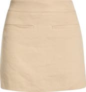 Veronica Beard Alvara Linen Blend Miniskort