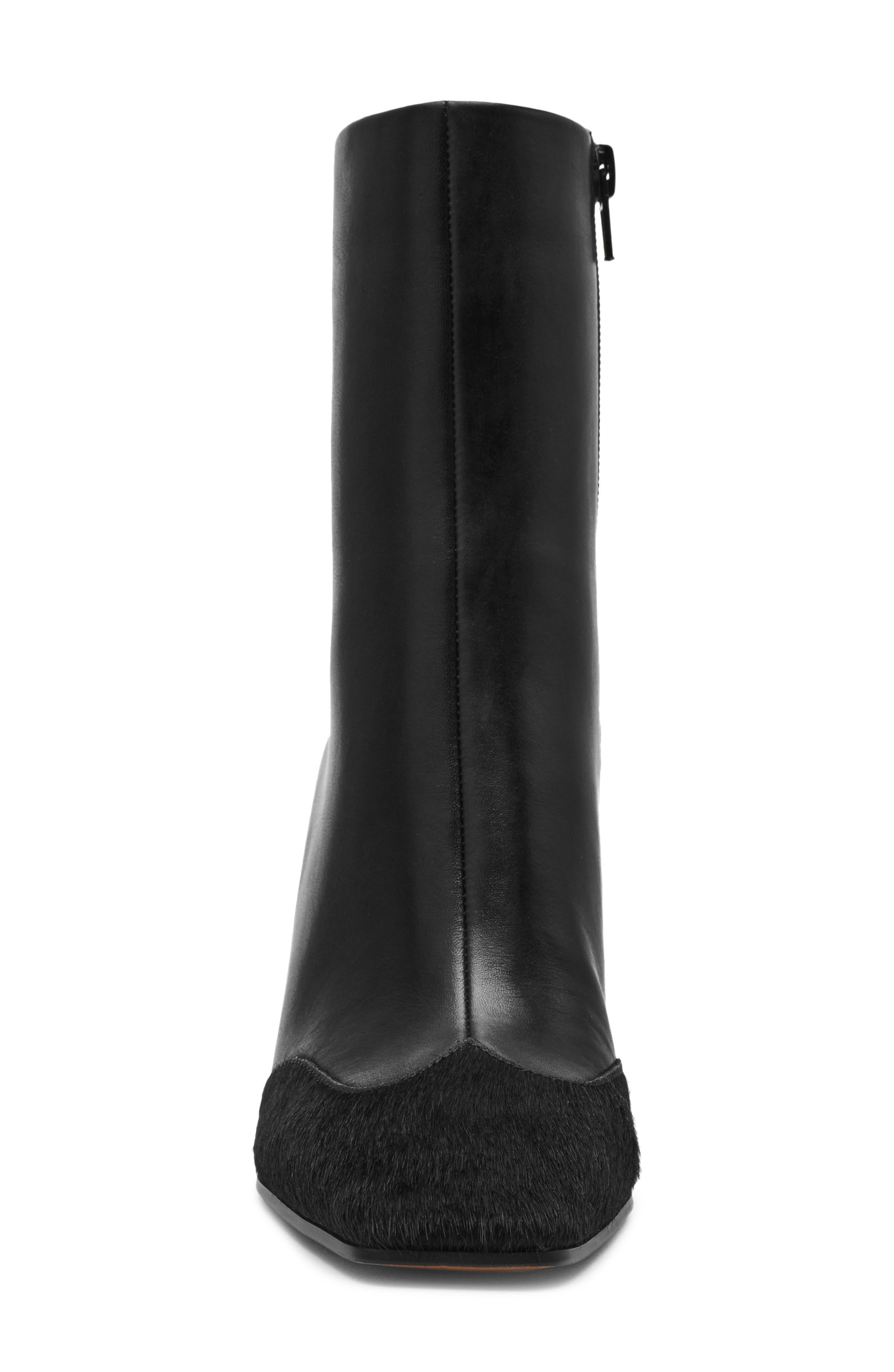 Steve Madden Lyle Cap Toe Bootie, Alternate, color, Black/ Black