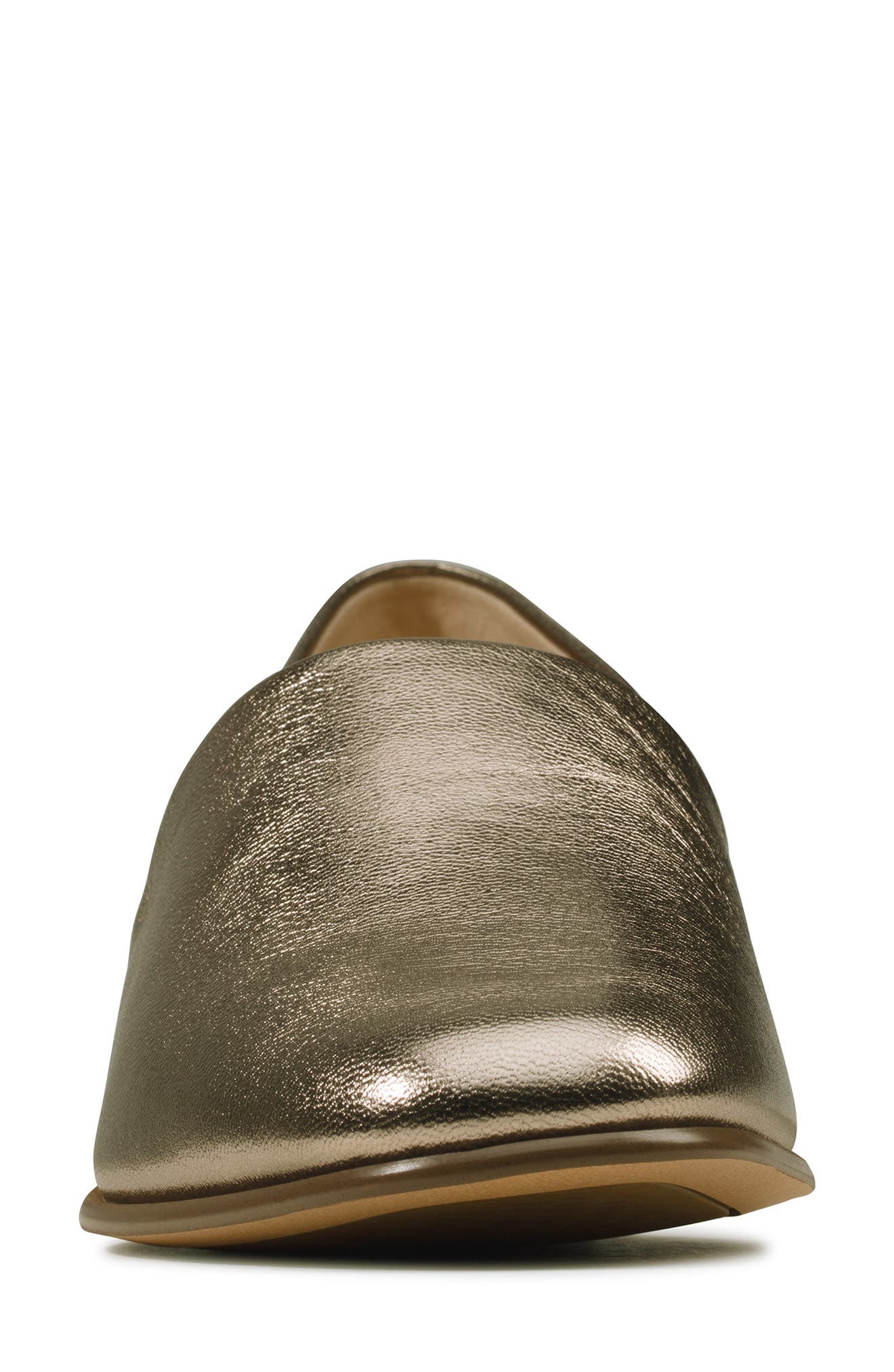 Pure Viola Flat, Alternate, color, STONE METALLIC LEATHER
