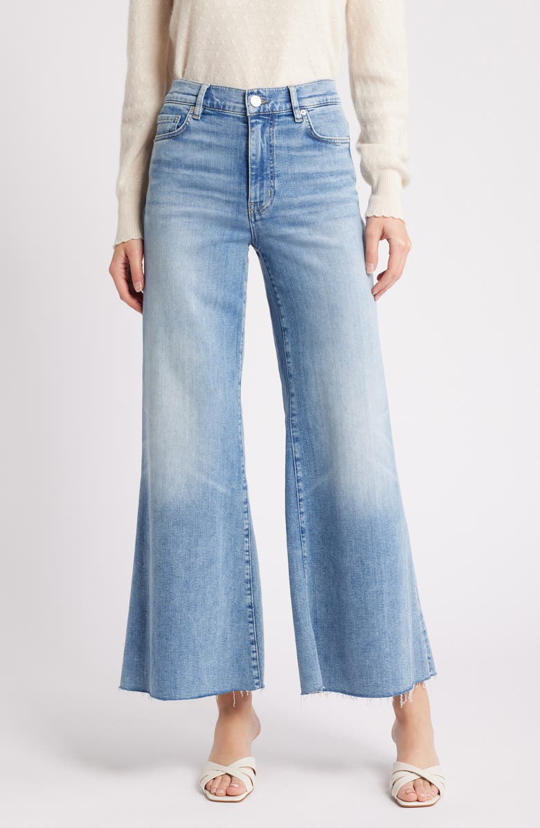 FRAME Le Palazzo High Waist Crop Wide Leg Jeans, Main, color, Whimsy