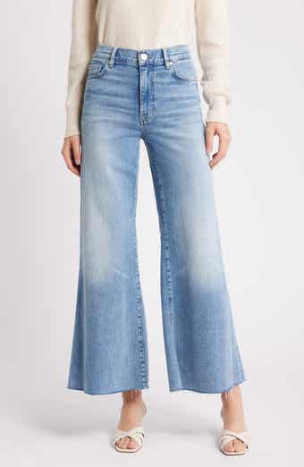 FRAME Le Palazzo High Waist Crop Wide Leg Jeans