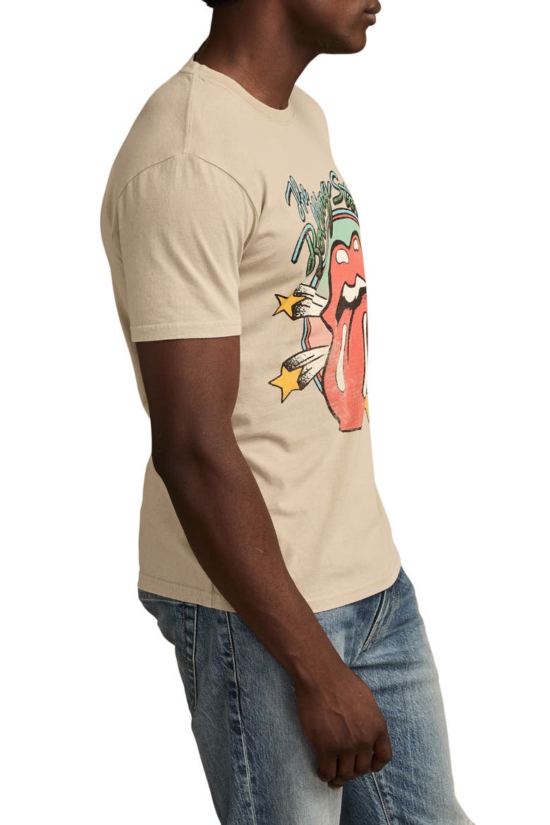Rolling Stones Stars Graphic T-Shirt, Alternate, color, GRAY