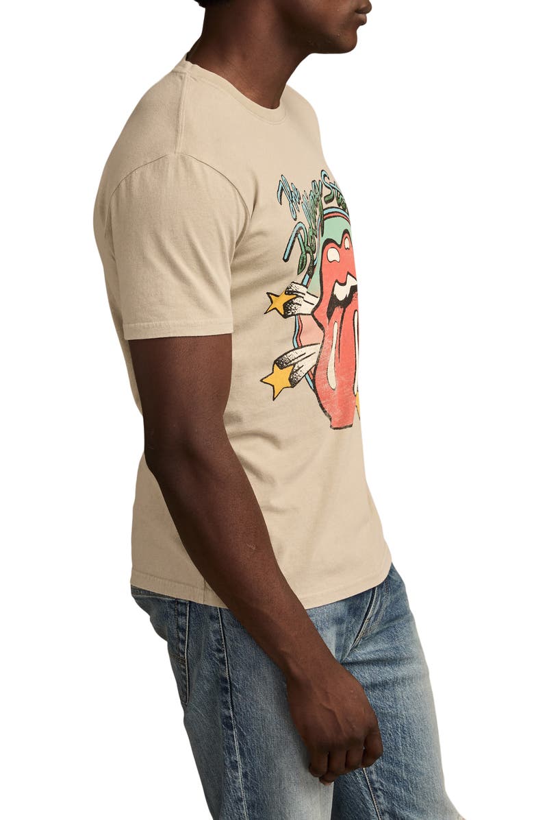 Lucky Brand Rolling Stones Stars Graphic T-Shirt, Alternate, color,