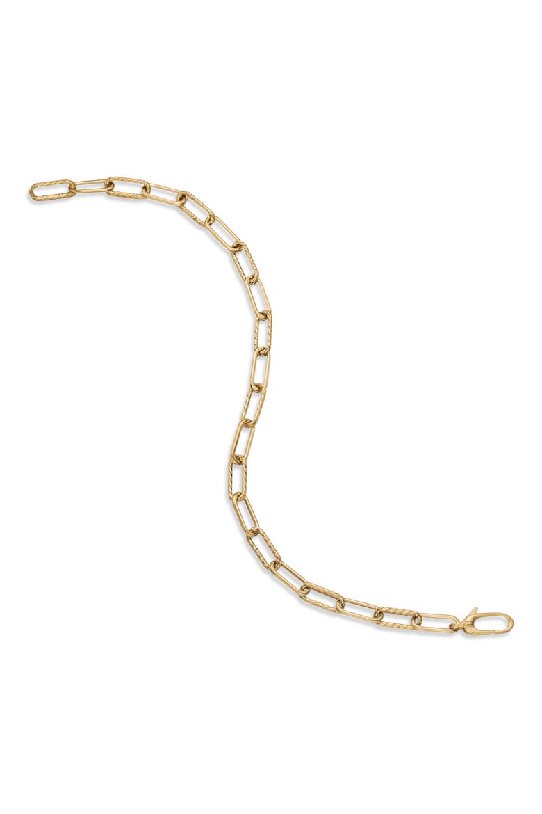 DY Madison® Chain Bracelet in 18K Yellow Gold, 4mm, Alternate, color, 18K YELLOW GOLD