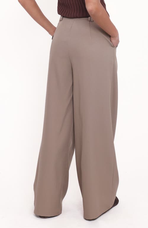 Petal And Pup Petal & Pup Kathryn Wide Leg Pants In Brown