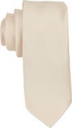 Brooklyn Brigade Men's Solid Satin X-Long Tie