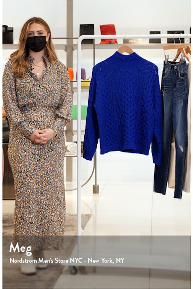 Oversize Cable Knit Sweater video
