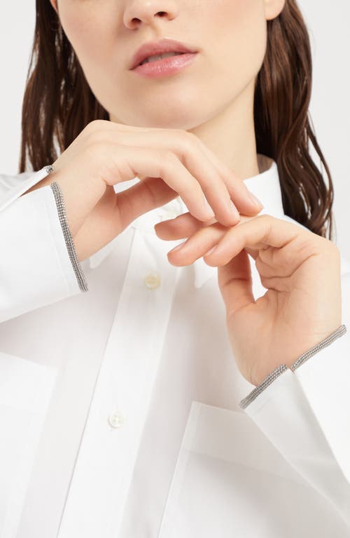 Brunello Cucinelli Monile Shirt Shirt And Blouse In White