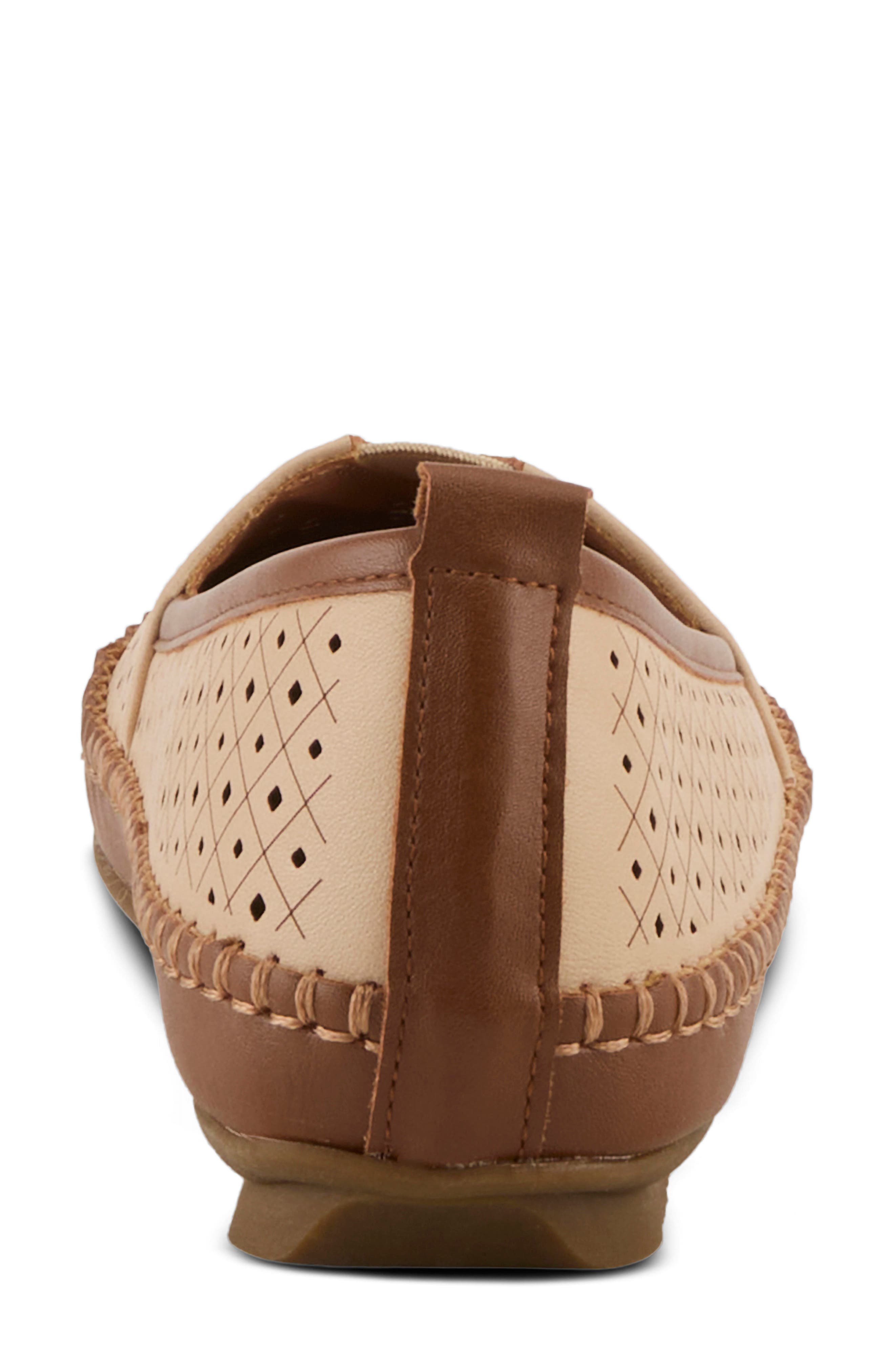 Pavri Perforated Loafer, Alternate, color, BEIGE