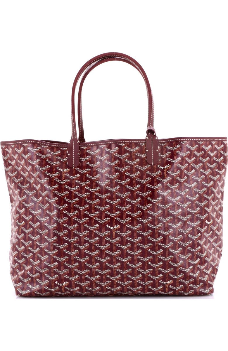Pre-Owned Goyard Saint Louis Tote Coated Canvas PM, Alternate, color, Red