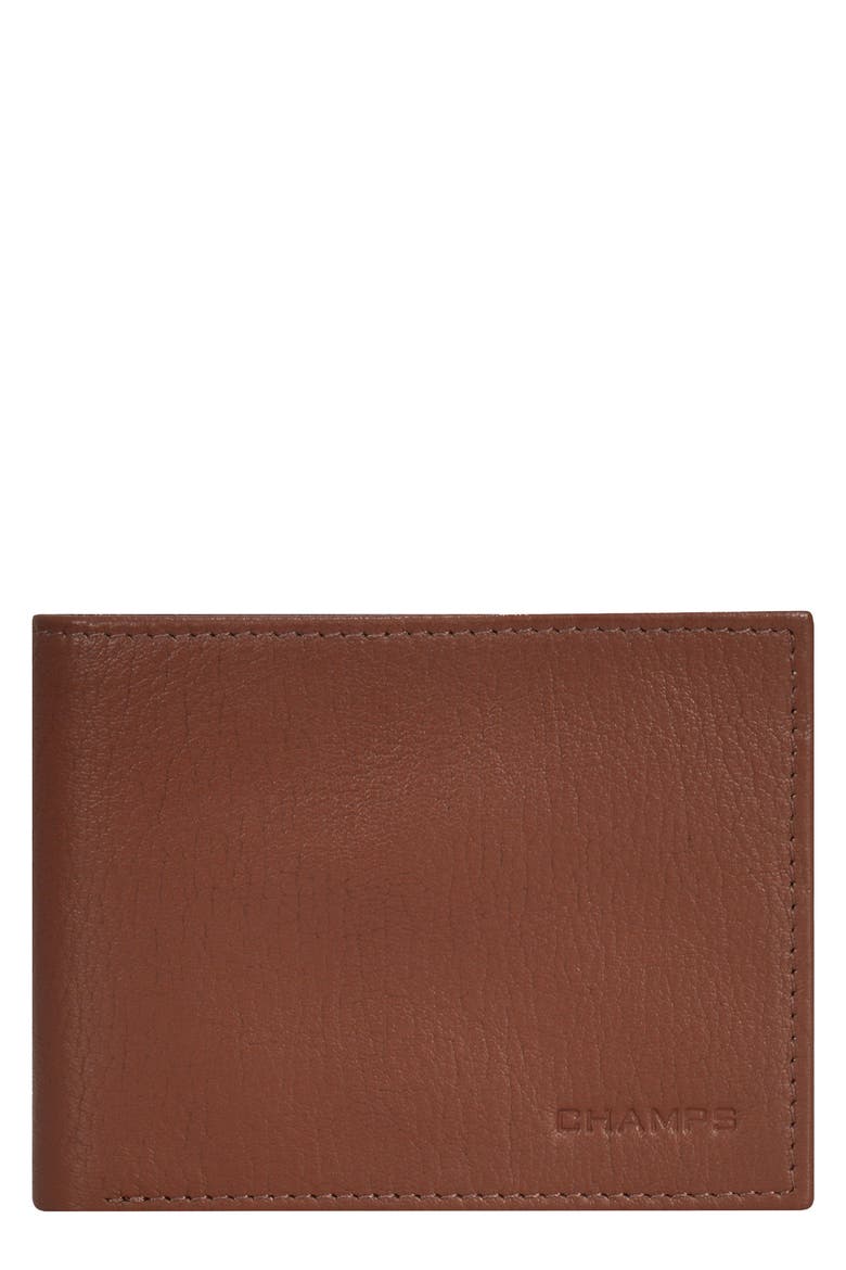 Onyx ID Flap Leather Bifold Wallet, Main, color, BROWN