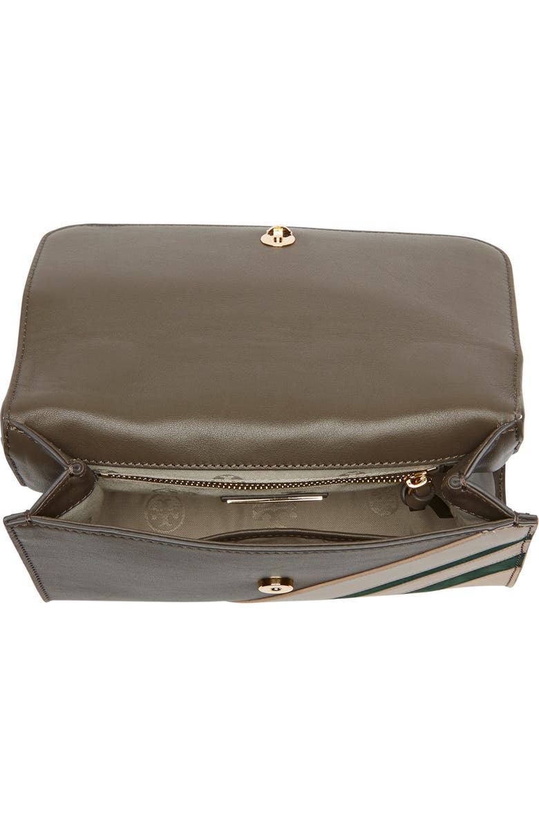 Tory Burch 'Fleming Stripe' Convertible Crossbody Bag, Alternate, color,