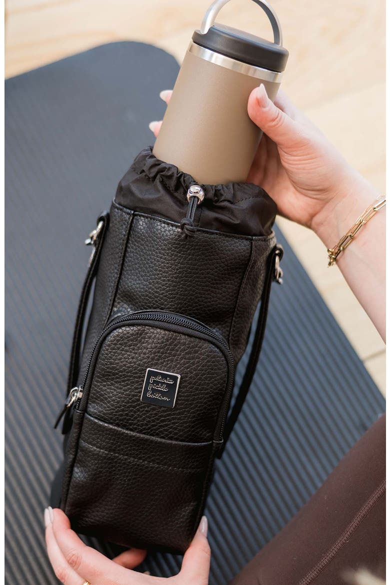 Viva Water Bottle Crossbody Bag, Alternate, color, EBONY